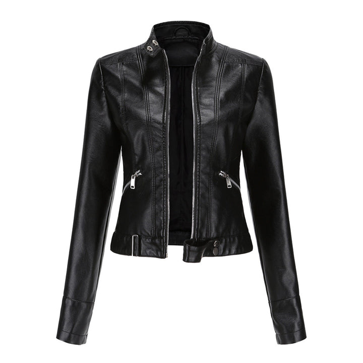 Women's Zip-Front Collared Bomber Jacket - photo 13
