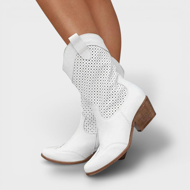 Women's Zip-Front Pointed-Toe Boots - photo 1