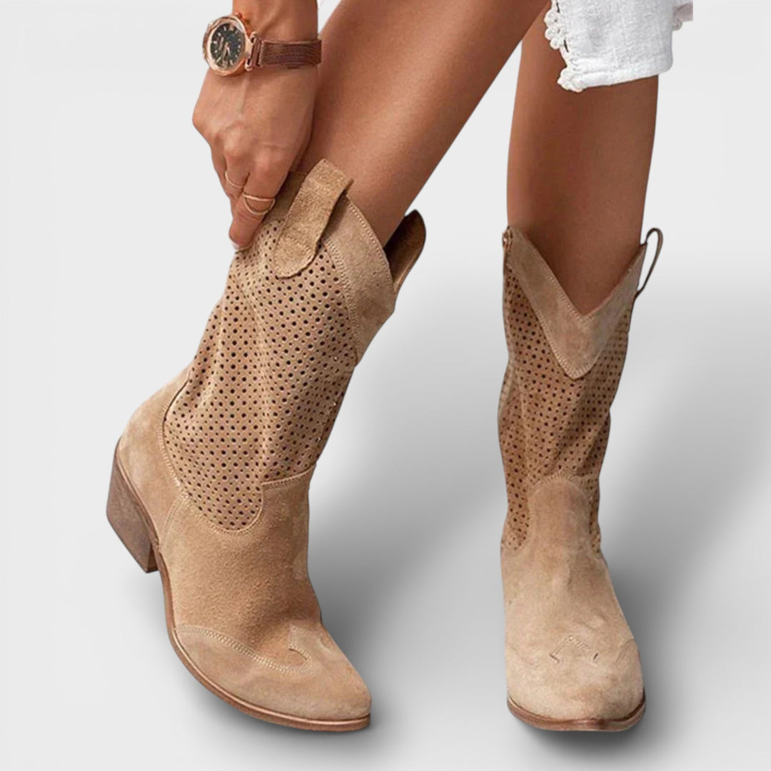 Women's Zip-Front Pointed-Toe Boots - photo 4