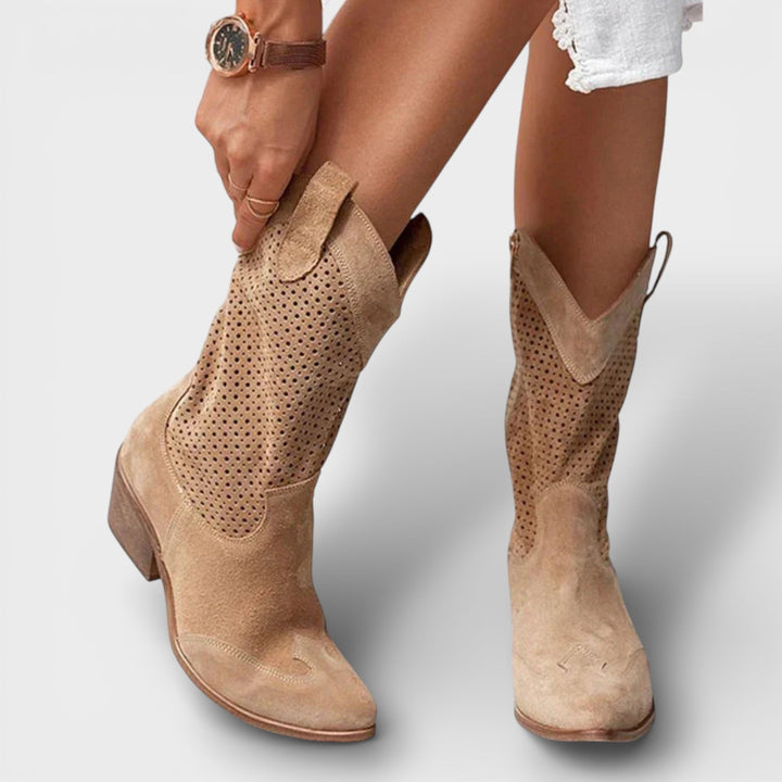 Women's Zip-Front Pointed-Toe Boots - photo 4