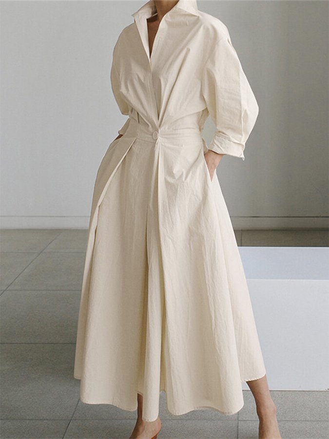 Maxi Jurk Dames | A-lijn Silhouet & Getailleerde Taille