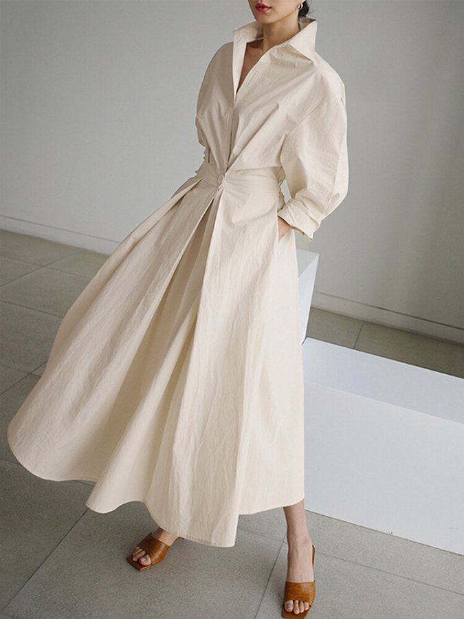Maxi Jurk Dames | A-lijn Silhouet & Getailleerde Taille