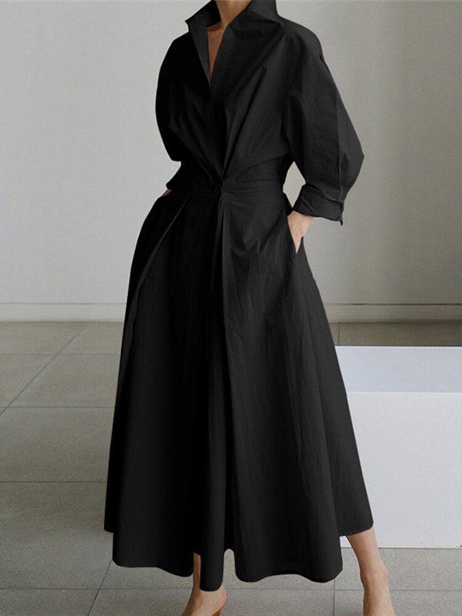 Maxi Jurk Dames | A-lijn Silhouet & Getailleerde Taille