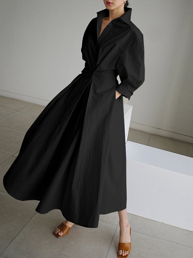 Maxi Jurk Dames | A-lijn Silhouet & Getailleerde Taille