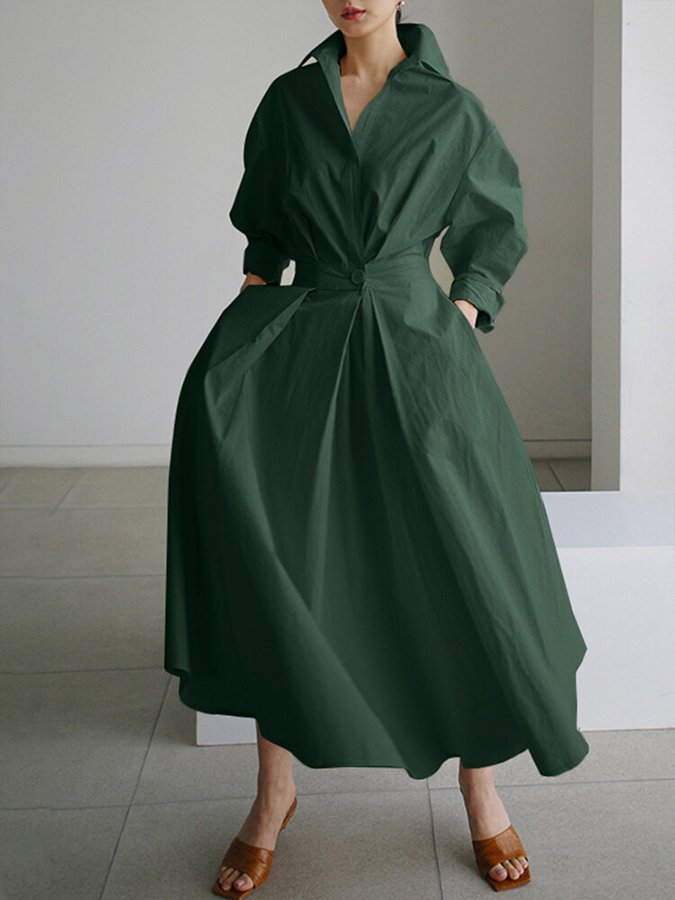 Maxi Jurk Dames | A-lijn Silhouet & Getailleerde Taille