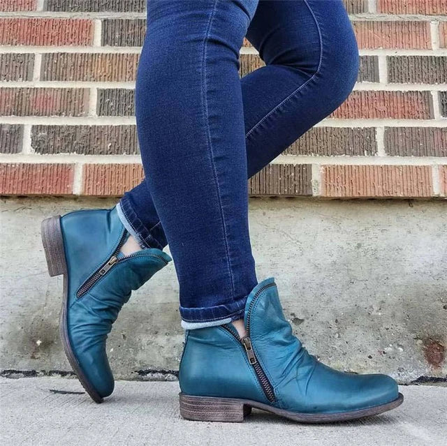 Women's Amalah - Elegant Ankle Boots for Every Occasion - Blue
