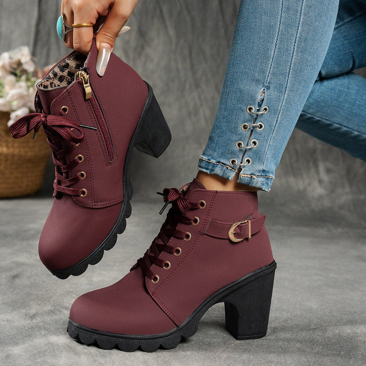 Women's Ankle Boots with Block Heel – view 2