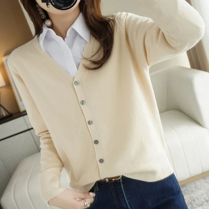Women's Button Front Cardigan in Sixteen Colours - photo 13