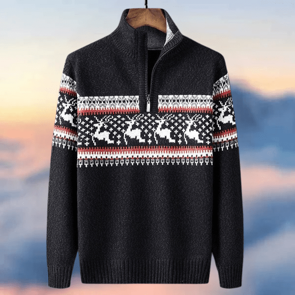 Carly - Women's Christmas Jumper with Festive Motif