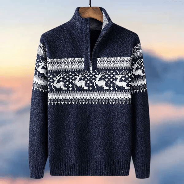 Carly - Women's Christmas Jumper with Festive Motif