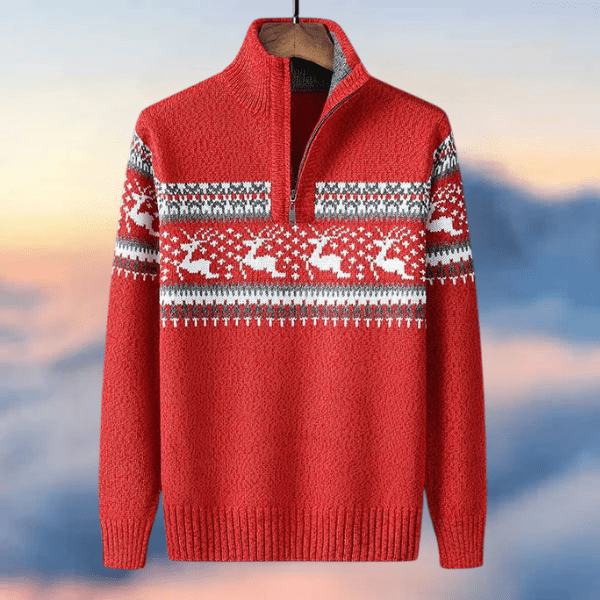 Carly - Women's Christmas Jumper with Festive Motif