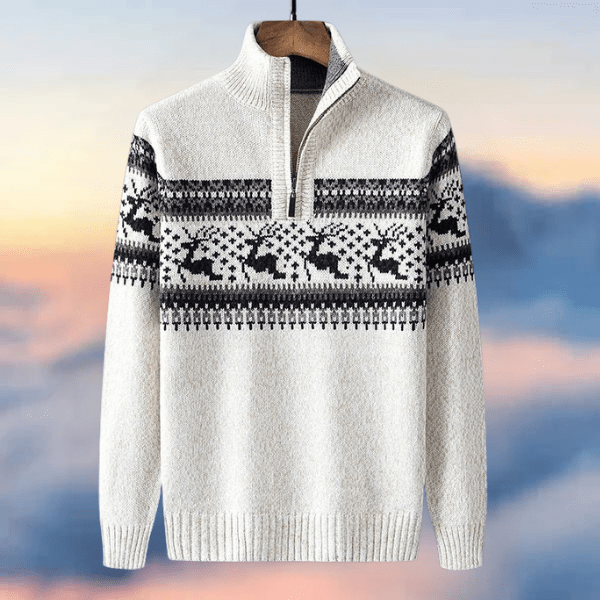 Carly - Women's Christmas Jumper with Festive Motif