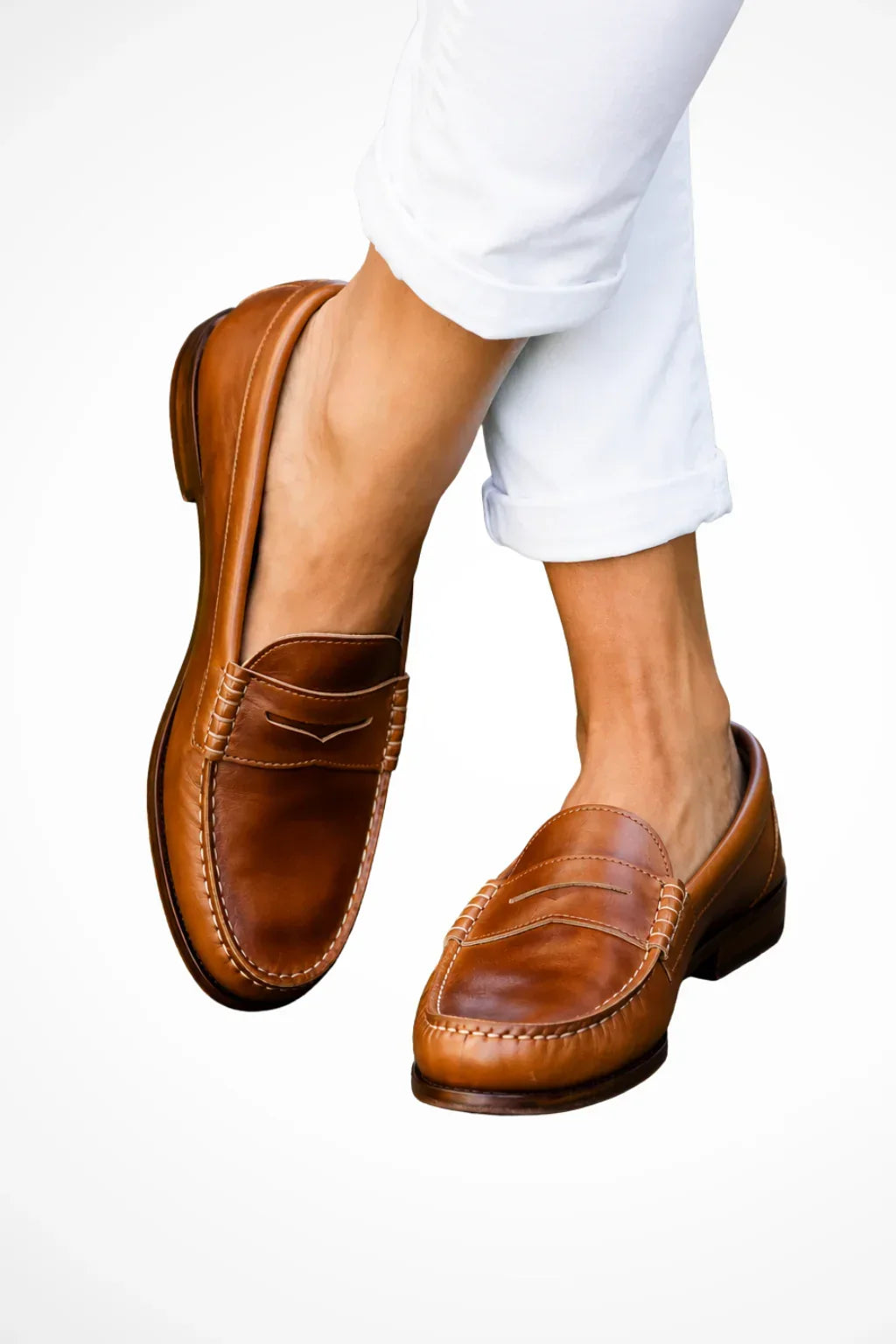 Women's Classic Leather Slip-On Loafers - photo 1