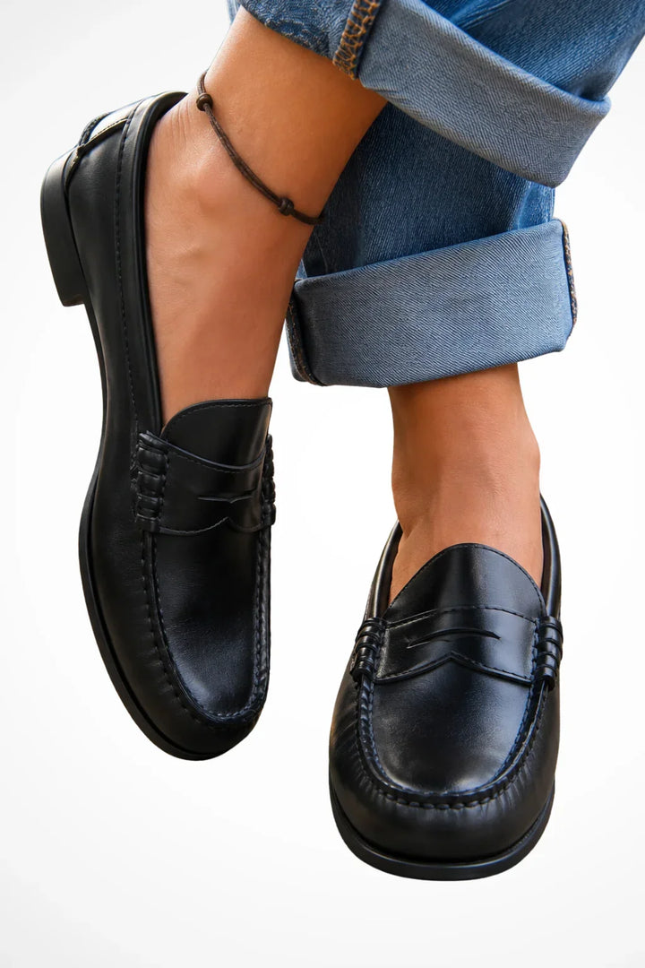 Women's Classic Leather Slip-On Loafers - photo 3