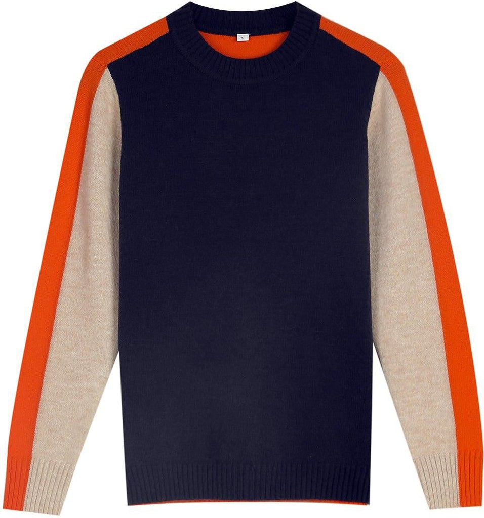 Women's Colour Block Jumper with Crew Neck - photo 5