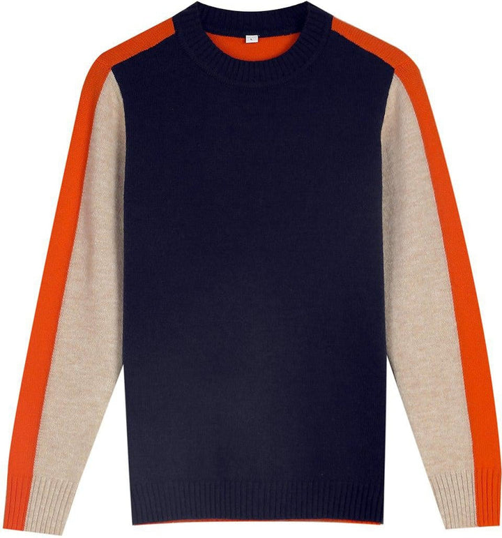 Women's Colour Block Jumper with Crew Neck - photo 5