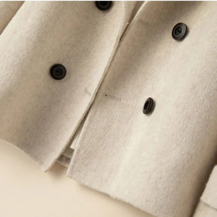 Women's Double Breasted Blazer with Classic Lapels - photo 2