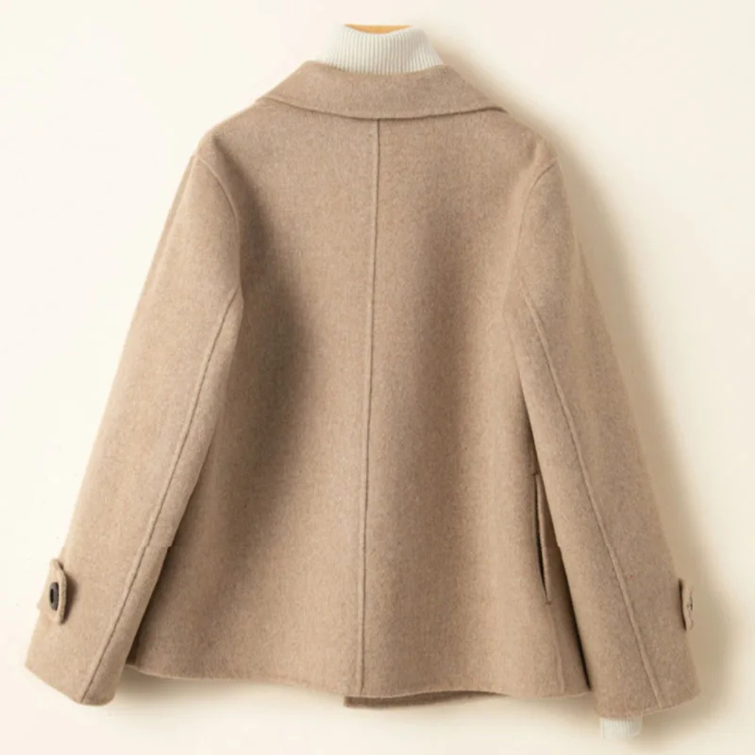 Women's Double Breasted Blazer with Classic Lapels - photo 5