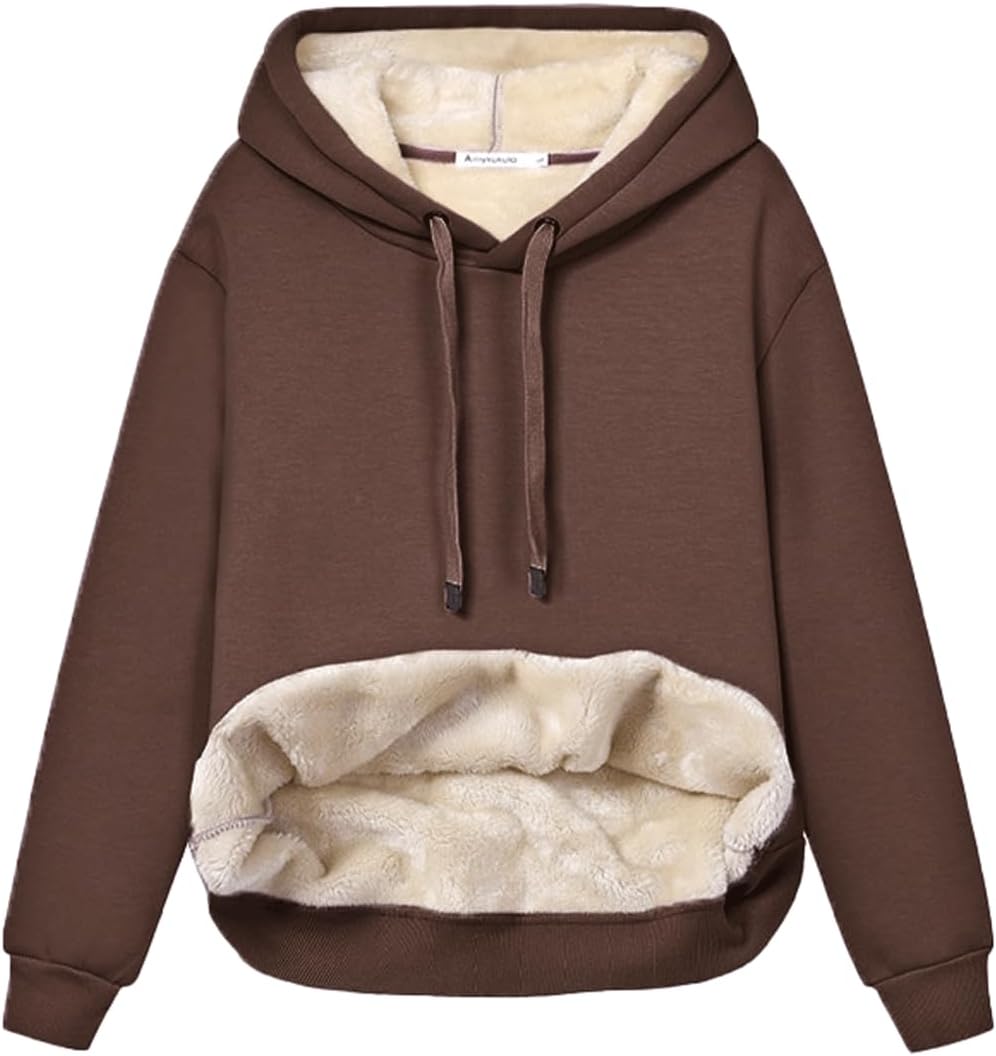 Women's Fleece-Lined Hoodie with Drawstring Hood – view 2