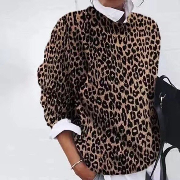 Women's Floral Print Jumper in Soft Knit - photo 5