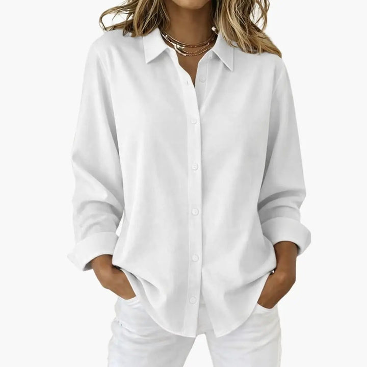 Women's Flowing Blouse with Long Sleeves