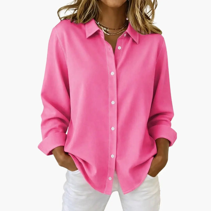 Women's Flowing Blouse with Long Sleeves