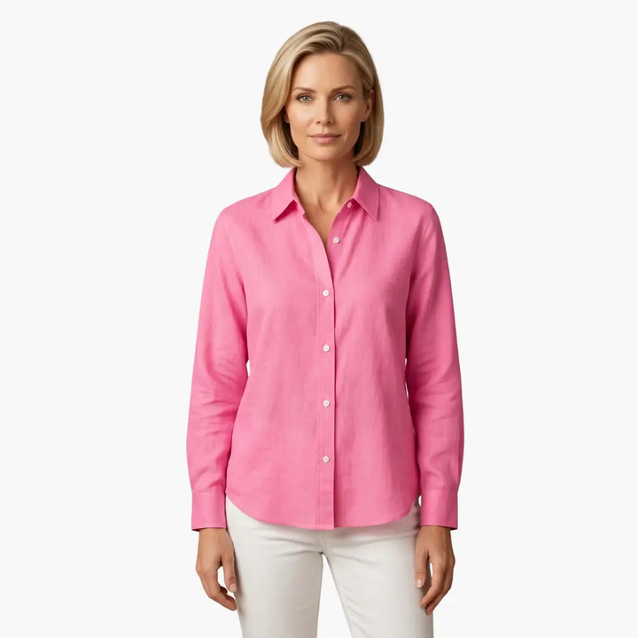 Women's Flowing Blouse with Long Sleeves