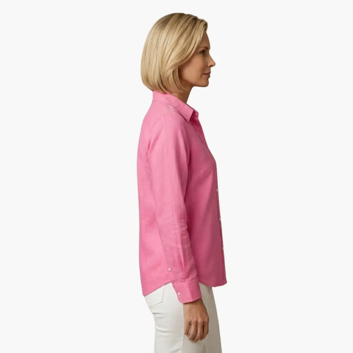 Women's Flowing Blouse with Long Sleeves