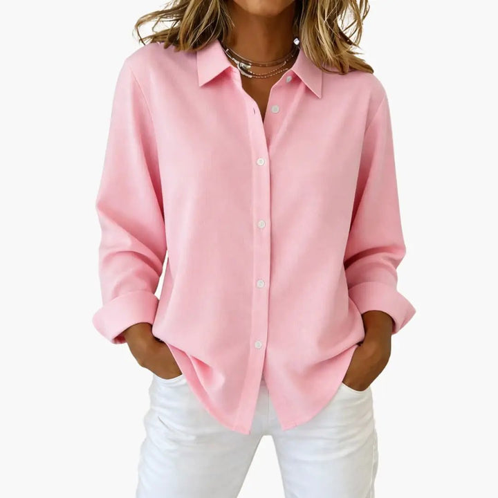 Women's Flowing Blouse with Long Sleeves