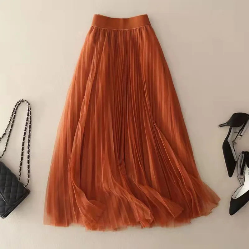 Women's High-Waisted Pleated Trousers – view 2