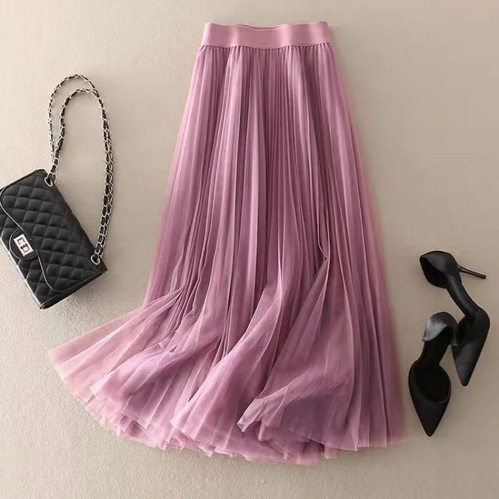 Women's High-Waisted Pleated Trousers – view 5