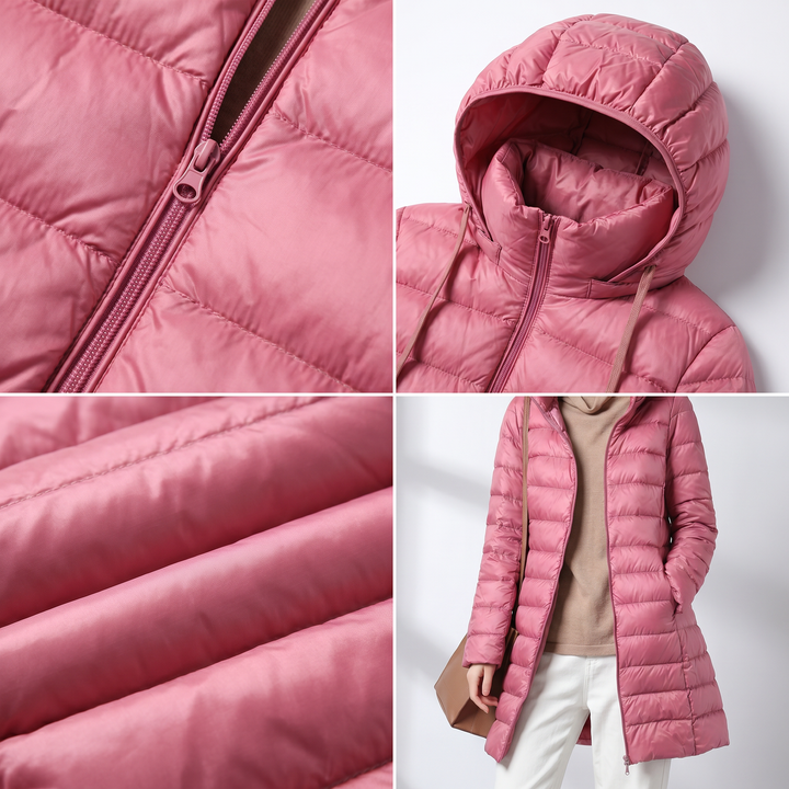Women's Hooded Quilted Coat