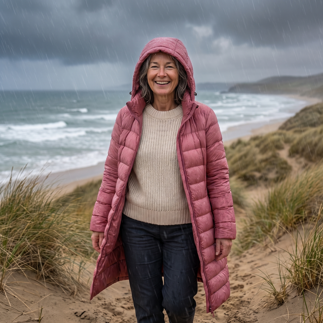 Women's Hooded Quilted Coat