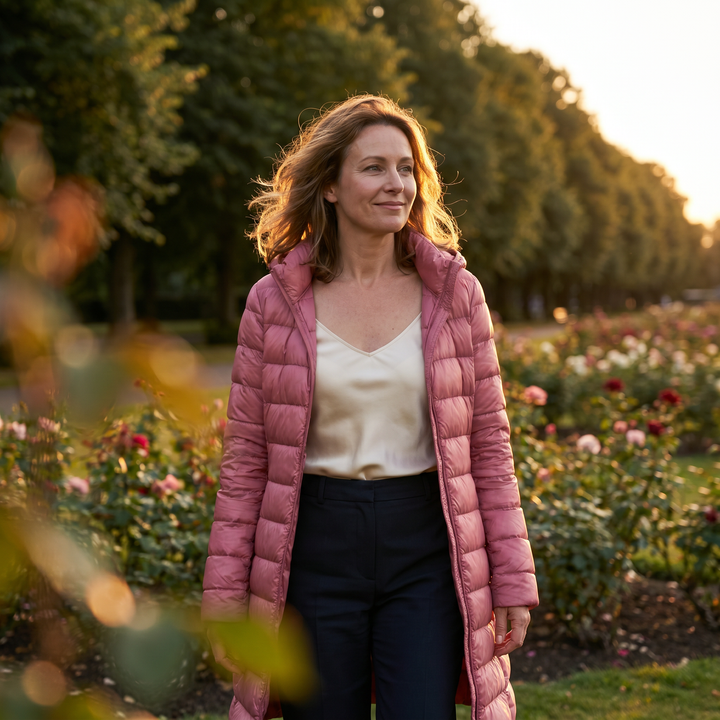Women's Hooded Quilted Coat