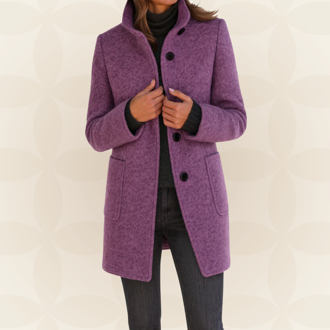 Women's High-Collar Jacket with Deep Pockets – view 3