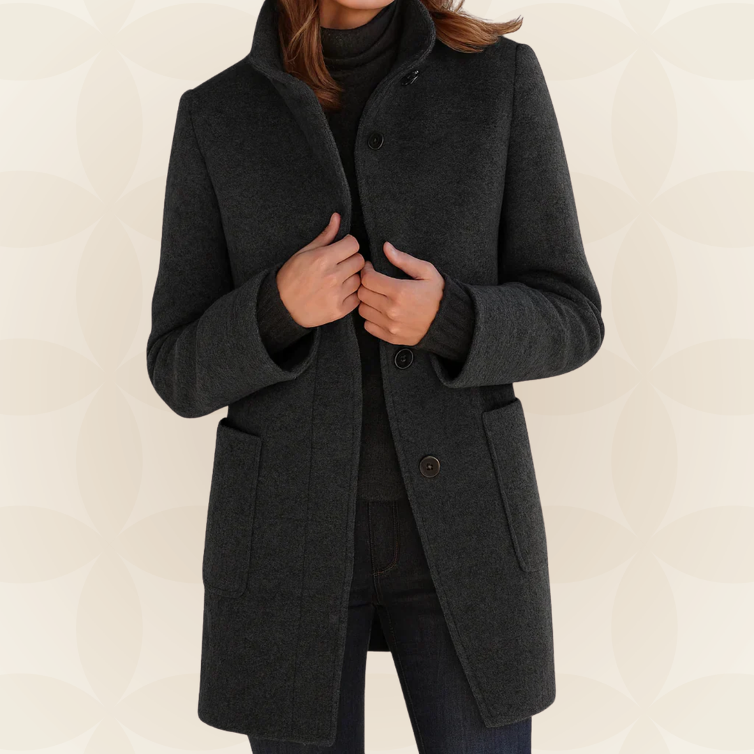 Women's High-Collar Jacket with Deep Pockets – view 5