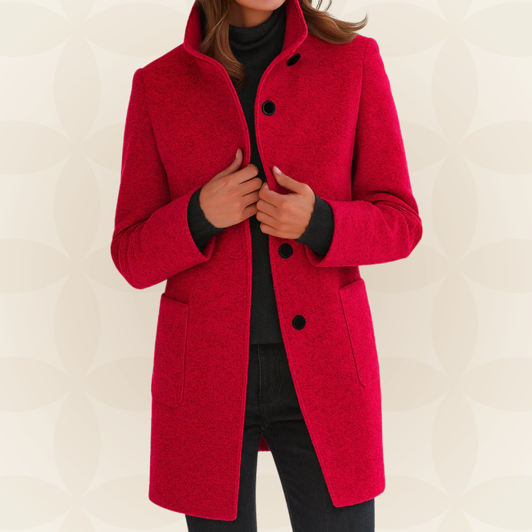 Women's High-Collar Jacket with Deep Pockets – view 6