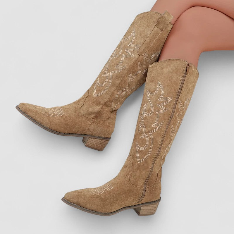 Julie - Women's Knee High Winter Boots with Cushioned Insole - photo 3