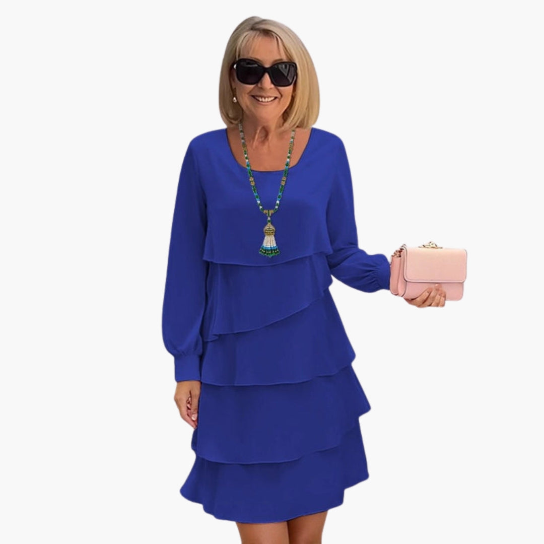 Women's Mini Dress with Long Sleeves