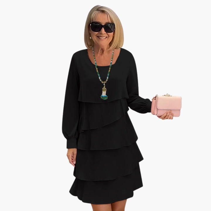 Women's Mini Dress with Long Sleeves