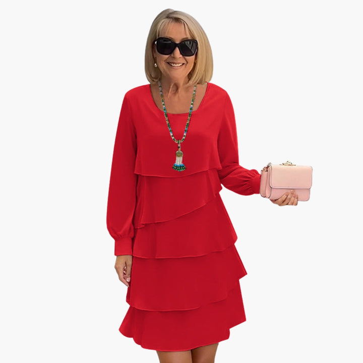 Women's Mini Dress with Long Sleeves