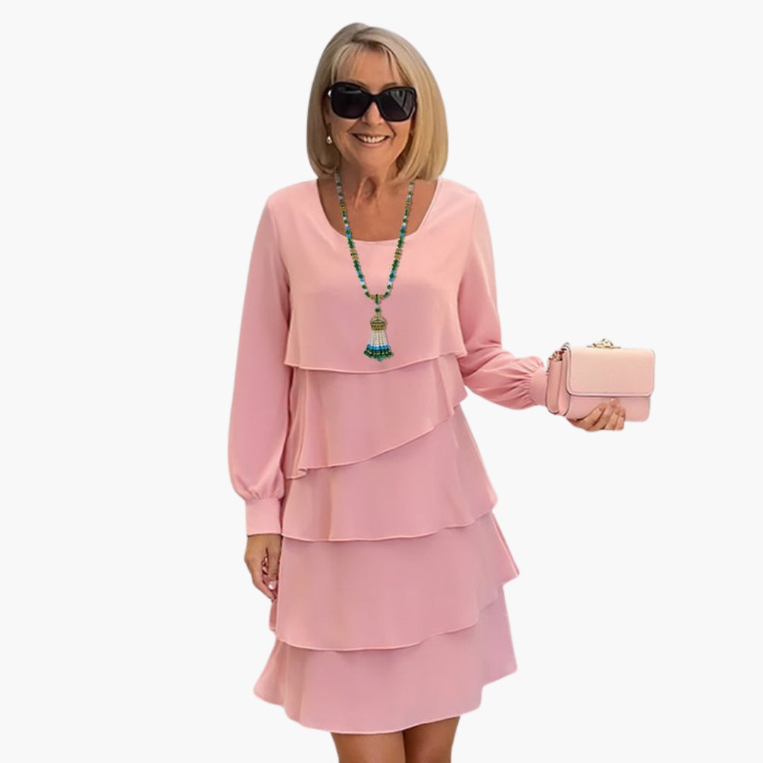 Women's Mini Dress with Long Sleeves