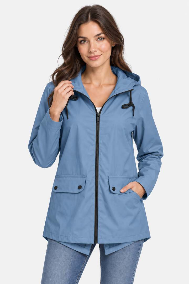 Women's Lightweight Hooded Raincoat – view 6