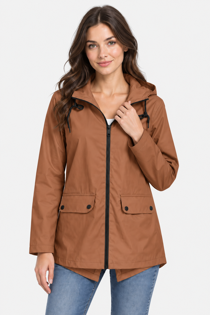 Women's Lightweight Hooded Raincoat – view 7