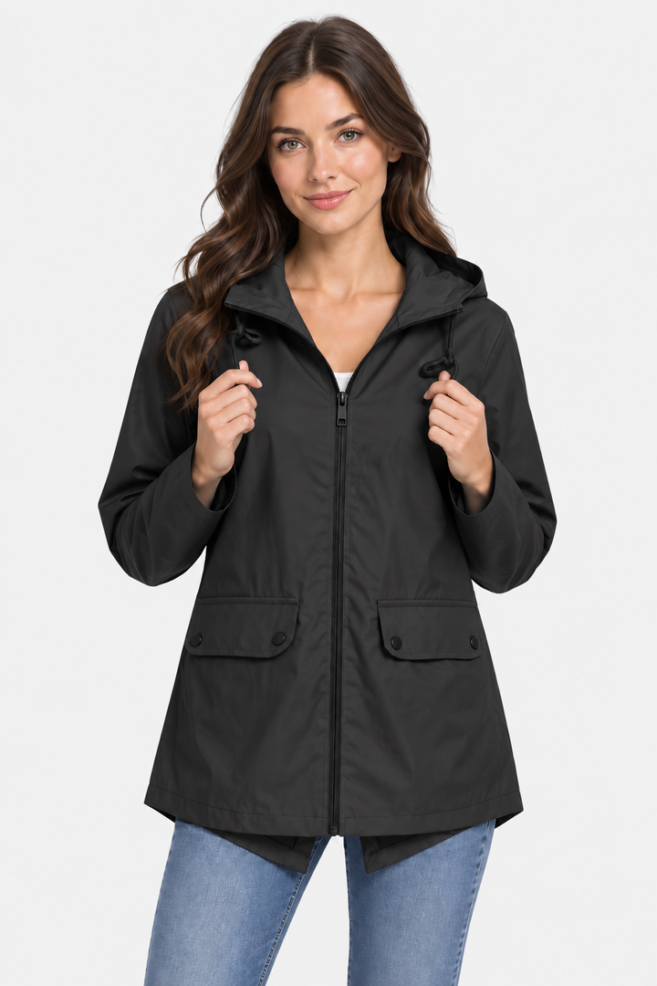 Women's Lightweight Hooded Raincoat – view 8