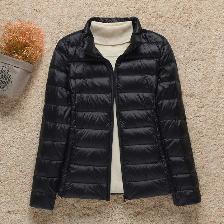 Women's Lightweight Padded Jacket with Hood - photo 12