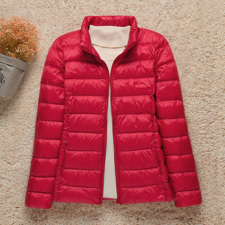 Women's Lightweight Padded Jacket with Hood - photo 14