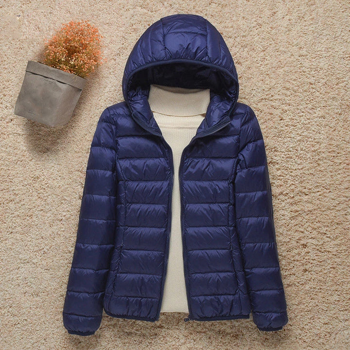Women's Lightweight Padded Jacket with Hood - photo 5