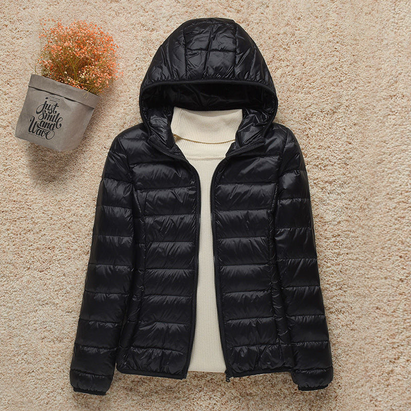 Women's Lightweight Padded Jacket with Hood - photo 6