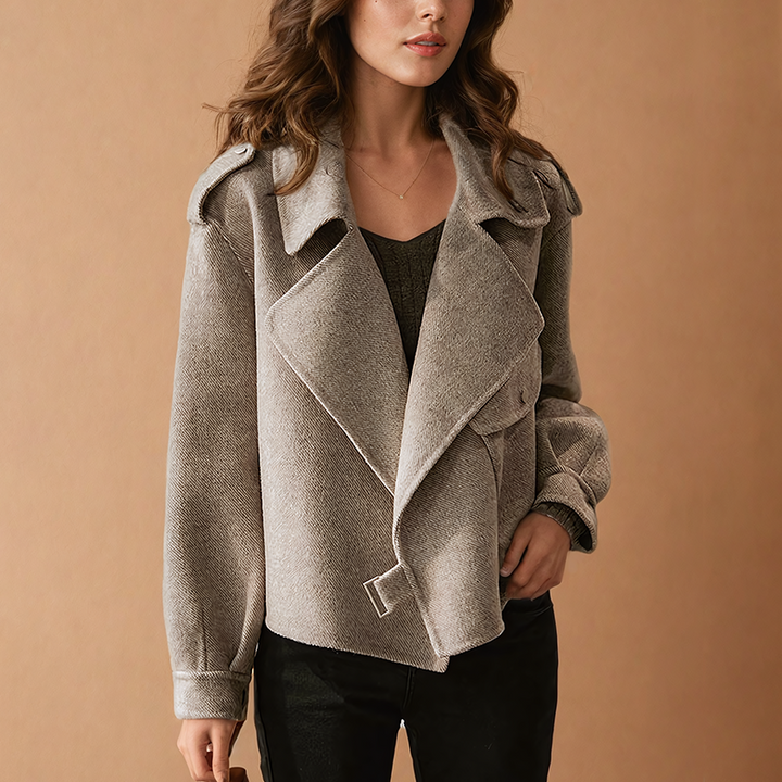 Women's Lightweight Wool Blend Jacket - photo 1